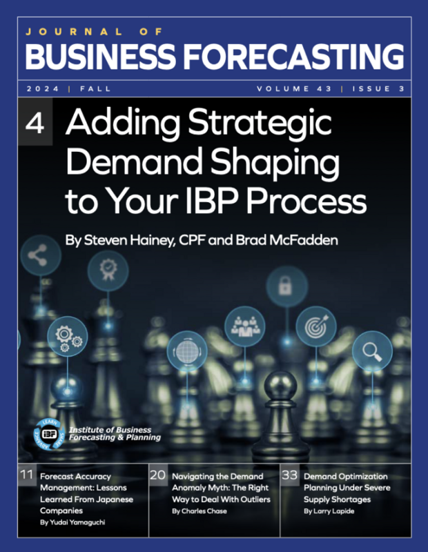 Adding Strategic Demand Shaping to Your IBP Process | Fall 2024 